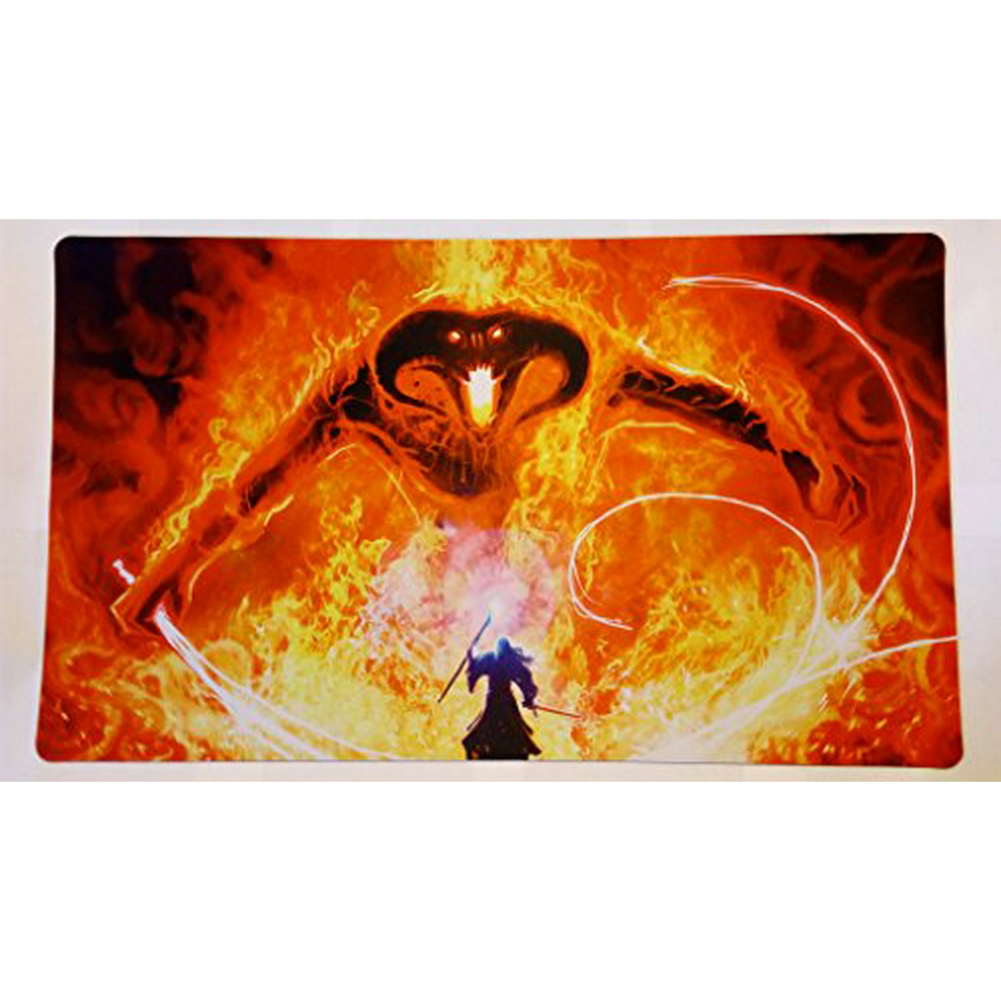 The hobbit Mouse pad Premium LOTR Mouse Pad Gandalf vs balrog Mouse pad Balrog mouse pad Lord of the rings Mouse pad for Gamer